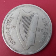 Ireland 1935 Harp Florin in Fine condition