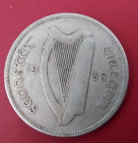 Ireland 1935 Harp Florin in Fine condition
