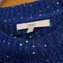 Next Blue With Silver  Sequins Jumper.  S. S- 12. B.N.W.T. Image 3