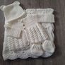 Stunning handmade complete christening set Image 5