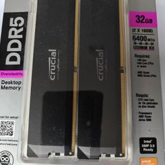 Crucial Pro Ddr5 Ram 32gb Kit (2x16gb) 6400mhz Cl38