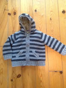 Gorgeous Knitted Sherpa Lined Hoodie /Jacket