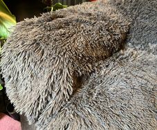 Shaggy Grey Blanket