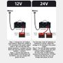 Metal Car Battery Charger 12V24V 220W Full Automatic Car Battery Charger Repair Battery Charger High Power Fast Charger Image 5