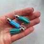Faux leather tassel for making jewelry and other crafts 3pcs NEW Image 2