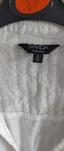 Savida white shirt label size UK 8 worn once