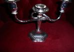 Siver Plated Triple Candel Holder