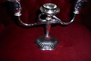 Siver Plated Triple Candel Holder