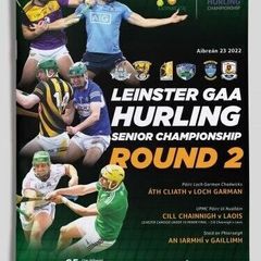 2022 Leinster GAA Hurling Senior Championship Round 2 Programme