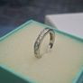 Stunning stamped 925 Sterling Silver Ladies Eternity Ring Image 2