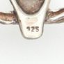 Vintage 925 Sterling Silver Marcasite & Cultured Pearls Singing Bird Brooch Image 5
