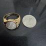 Large "Rolex" Style man's Diamond ring Image 6