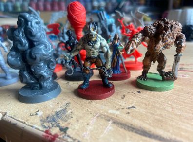Dark Souls and assorted DnD minis