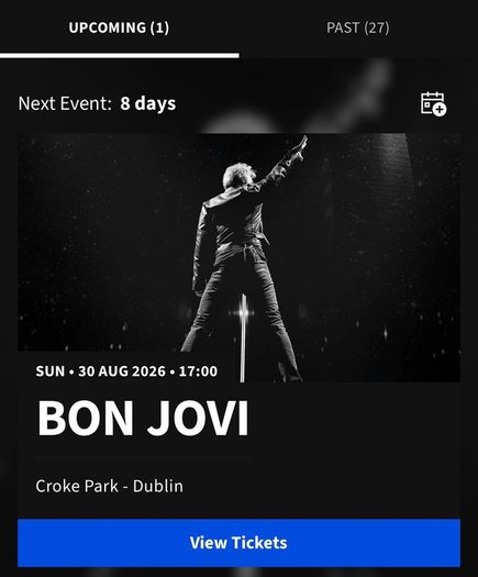 Bon Jovi! 2 tickets!