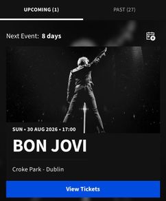 Bon Jovi! 2 tickets!