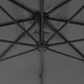 Cantilever Umbrella with Steel Pole 250x250 cm Anthracite Image 2
