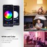 Colour Changing Light Bulb B22, Bluetooth APP Control LED Bulbs Bayonet, Dimmable RGB and White Light, Mood Light Image 3