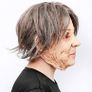Old Woman Mask Latex Human Realistic Full Head Mask Fancy Dress Halloween Costume Party Image 2
