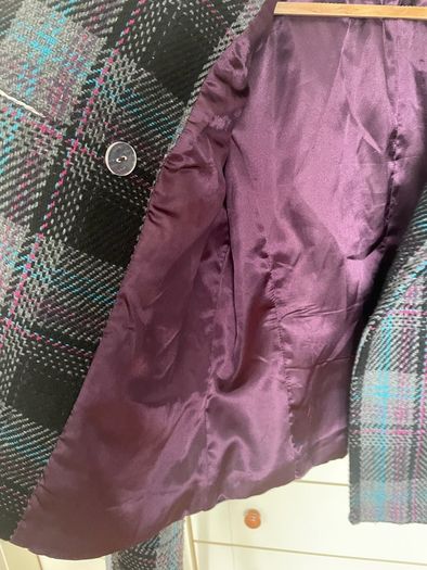 Chemistry multicolor short coat/ winter blazer size 12