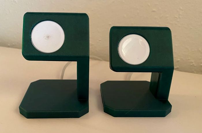 Apple Watch Charging Stand - "Luna-Dock" Minimalist Bedside Cradle - Fits Apple Watch Ultra, Series 10, 9, 8, SE - Nightstand Mode Dock