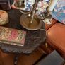 Vintage Bouillotte Toleware Lamp Image 4