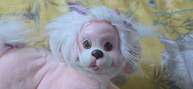 Puppy Suprise 1991 Mother Dog and 4 Puppies Complete HTF Hasbro Same Era as MLP G1 My Little Pony HTF