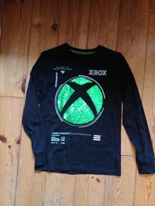 Age 11 NEXT Reversible XBOX Top Tshirt