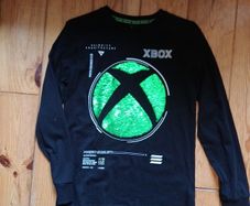 Age 11 NEXT Reversible XBOX Top Tshirt