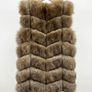 Natural fox fur vest Image 2