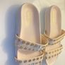 Nine West cream and gold sandals, extremely comfortable, size 5W Image 3