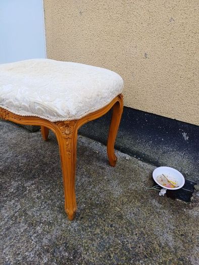 Vintage French Style Wooden Stool