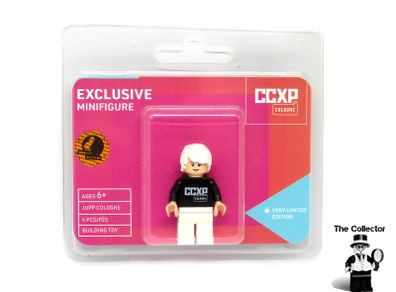 Lego Official Licensed CCXP Minifigure Exclusive Licensed Minifigure Of The CCXP Series With Black Torso The Figure Was Issued At The CCXP Comic Con Experience 2019 In Cologne And Limited Number Of 500 Pieces Made