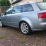 Audi a4 b7 2.0tdi BRE 140hp estate 7 speed automatic CVT factory b6 b7 s-line  black roof lining half leather seats thule towbar parts breaking healthy engine armrest glove box LY7G paint code Image 2