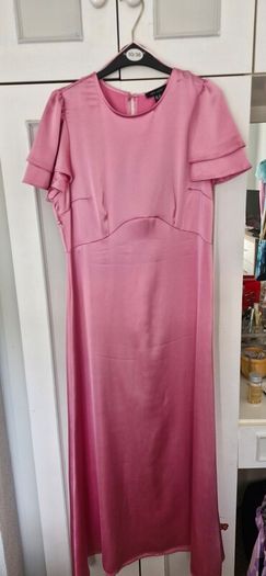 Pink long dress