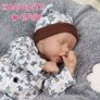 Reborn Dolls, 17 inch Handmade Realistic Reborn Babies Soft Vinyl Body, Reborn Baby Doll Looks Like a Real Baby Image 2