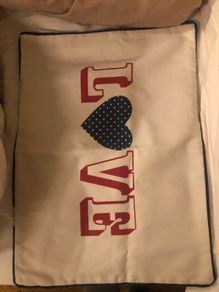 Rectangular LOVE Cushion Cover
