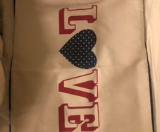Rectangular LOVE Cushion Cover