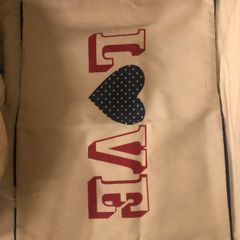 Rectangular LOVE Cushion Cover
