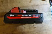 Milwaukee M18 5 ah high output