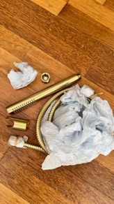 Brand New Tavistock Savour Brushed Brass Shower Handset Kit