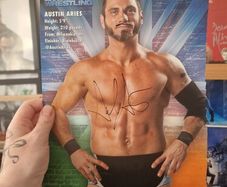 Austin Aries Autograph - TNA WWE