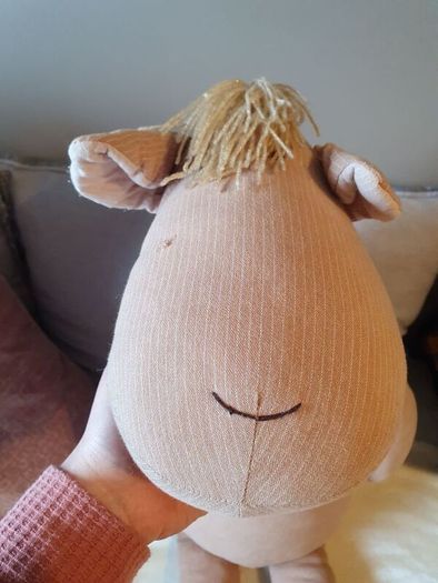 large plush pony