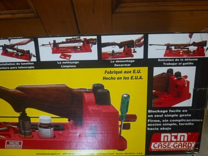 Gun vise gun smithing cleaning bench