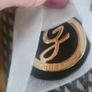 Gallantry Women's Tote Bag Graphic Effect Braided with Gold Logo Bag Charm from Carraig Donn Image 4