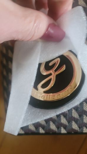 Gallantry Women's Tote Bag Graphic Effect Braided with Gold Logo Bag Charm from Carraig Donn