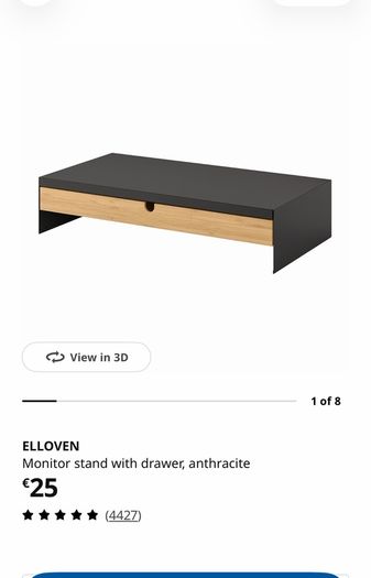 Monitor stand Ikea Elloven