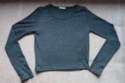 Organic cotton cropped leggings ng sleeve top, H&amp;M size 10