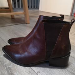 Gallery Leather Ankle Boots Size Uk 6