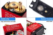 Miuzei 20KG Servo Motors High Torque Digital Servo Metal Waterproof Servo for R/C Car Robot