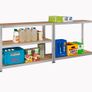 Value Shelving 1780h x 900w x 450d 5 Level 175kg UDL Blue Image 3